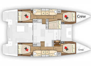 Louer catamaran à Marina Zeas - Lagoon 50*