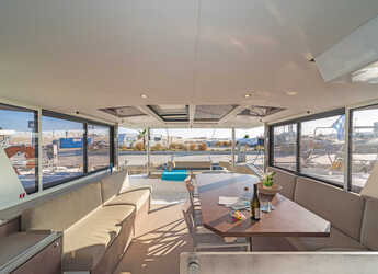 Rent a catamaran in Rhodes Marina - Bali 4.6 A/C & GEN & WM