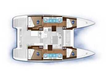 Rent a catamaran in Rhodes Marina - Lagoon 40 