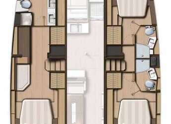 Rent a catamaran in Port Purcell, Joma Marina - Bali 4.4 - 3 + 1 cab.