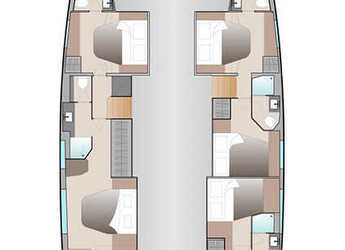 Rent a catamaran in Port Purcell, Joma Marina - Fountaine Pajot Aura 51 - 5 + 1 cab.