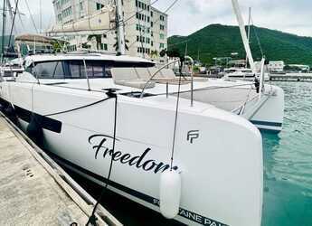 Rent a catamaran in Port Purcell, Joma Marina - Fountaine Pajot Aura 51 - 5 + 1 cab.