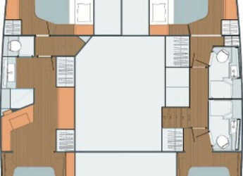 Rent a catamaran in Port Purcell, Joma Marina - Fountaine Pajot Saba 50 - 4 cab.