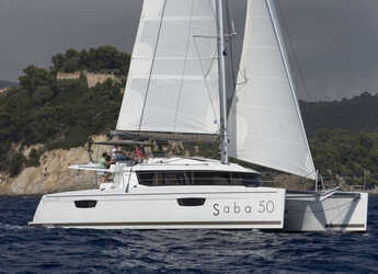 Rent a catamaran in Port Purcell, Joma Marina - Fountaine Pajot Saba 50 - 5 + 2 cab.