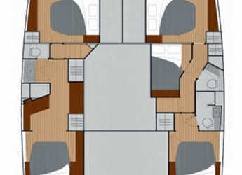 Rent a catamaran in Port Purcell, Joma Marina - Fountaine Pajot Saba 50 - 5 cab.