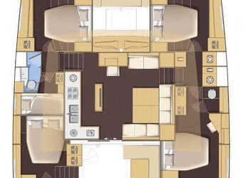 Rent a catamaran in Alimos Marina - Lagoon 560 S2 - 4 + 2 cab.