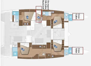 Louer catamaran à Porto Capo d'Orlando Marina - Lagoon 52F