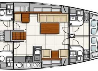 Chartern Sie segelboot in Finikas - Hanse 540e