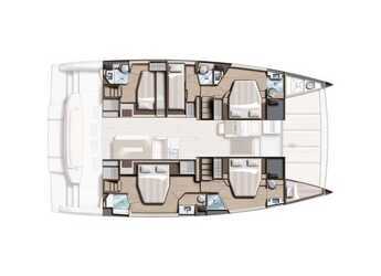 Louer catamaran à Lavrion Marina - Bali 4.8 (5+1 cab)