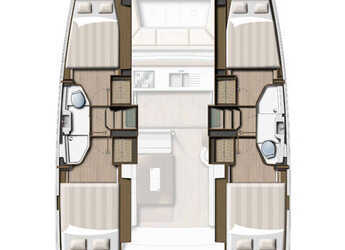 Chartern Sie katamaran in Marina Sukosan (D-Marin Dalmacija) - Bali Catsmart - 4 + 1 cab.