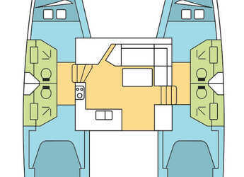 Rent a catamaran in D-Marin Marina Lefkas - Fountaine Pajot Isla 40 - 4 cab.