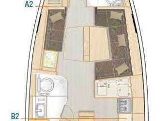 Rent a sailboat in Kavala - Marina Perigialiou - Hanse 418 - 3 cab.