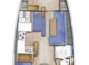 Rent a sailboat in Marina Hramina - Sun Odyssey 410 - 3 cab.