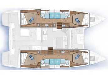 Louer catamaran à Marina Zeas - Lagoon 46 