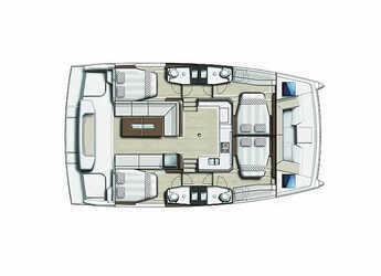 Rent a catamaran in Lefkas Marina - Bali Catspace 1