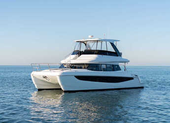 Rent a power catamaran  in Olympic Marine - Aquila 42 Yacht