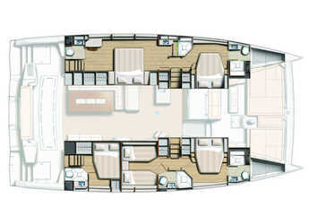 Alquilar catamarán en Marina Kastela - Bali 5.4