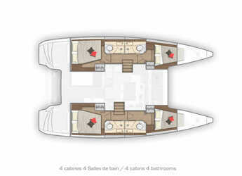 Louer catamaran à ACI Marina Dubrovnik - Lagoon 40