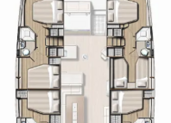 Rent a catamaran in Marina di Portisco - Bali 5.4 - 6 + 2 cab.