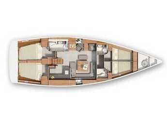 Rent a sailboat in D-Marin Marina Lefkas - Hanse 455