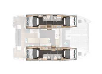 Alquilar catamarán en Cala dei Sardi - Lagoon 43