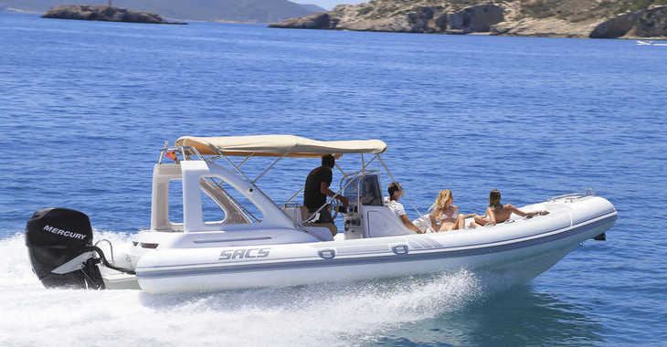 Rent a dinghy in Marina Botafoch - Sacs Dream Luxe 25