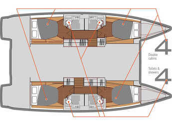 Alquilar catamarán en Porto Montenegro - Astréa 42