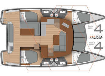 Alquilar catamarán en Porto Montenegro - Lucia 40