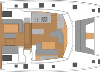 Louer catamaran à Kos Marina - Aura 51 Fountain Pajot