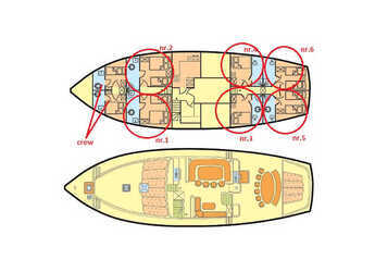 Rent a schooner in Sumpetar - Gulet Morning Star