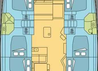 Chartern Sie katamaran in Marina Uturoa - Bali 5.4 - 6 + 2 cab.