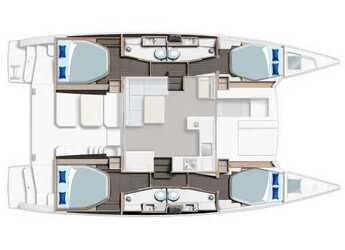 Rent a catamaran in Agana Marina - Moorings 4200/4 (Exclusive Plus)