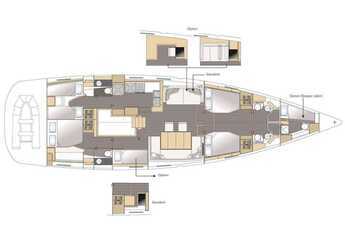 Louer voilier à Kos Marina - Jeanneau 64 - LIFE TIME