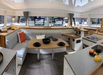 Rent a catamaran in Mykonos Marina - Excess 11 - 4 + 1 + 1 cab.