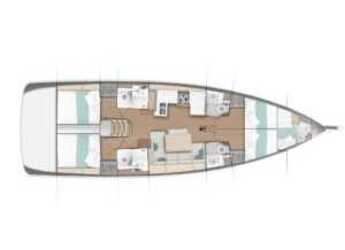 Chartern Sie segelboot in Piso Livadi - Sun Odyssey 490 4 cabins