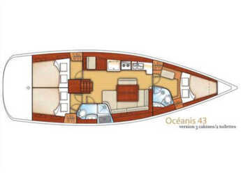 Chartern Sie segelboot in Adaköy Marina - Oceanis 43