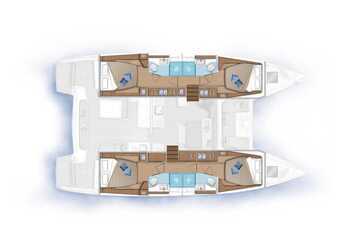 Rent a catamaran in Port of Mahe - Lagoon 46 