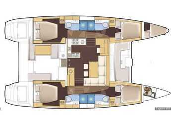 Rent a catamaran in Marina Tourlos - Lagoon 450 Fly