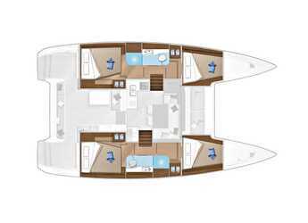 Louer catamaran à Pantalán del Mediterraneo - Lagoon 40