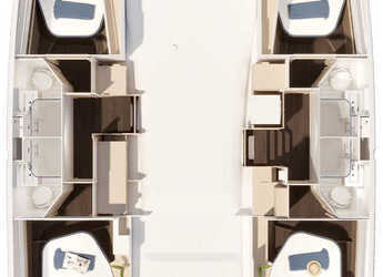 Alquilar catamarán en SCT Marina Trogir - Fountaine Pajot FP 44 Quatuor - 4 cab.