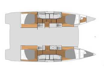 Rent a catamaran in Fort Burt Marina - Fountaine Pajot Elba 45
