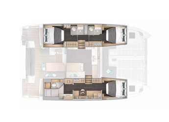 Alquilar catamarán en Cala dei Sardi - Lagoon 43 (3 cab)