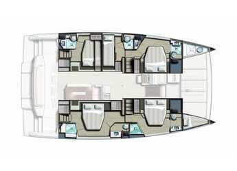 Alquilar catamarán en Porto Olbia - Bali 4.8 Silver Dolphin