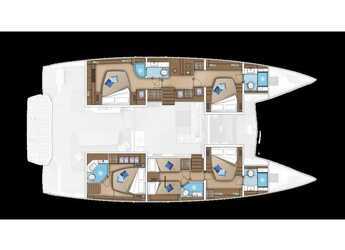 Rent a catamaran in Marina Bas du Fort - Lagoon 55 (version 5 cabines doubles)