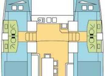 Rent a catamaran in Lavrion Marina - Bali 4.0 - 4 + 2 cab.