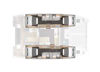 Alquilar catamarán en Marina Kastela - Lagoon 43