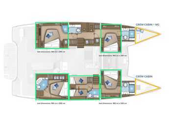 Alquilar catamarán en Marina Kastela - Lagoon 55
