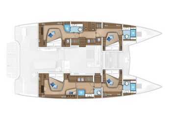 Alquilar catamarán en Marina Kastela - Lagoon 55