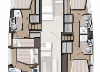 Noleggiare catamaran in TradeWinds Yacht Club - Bali 4.6 - 5 + 1 cab.