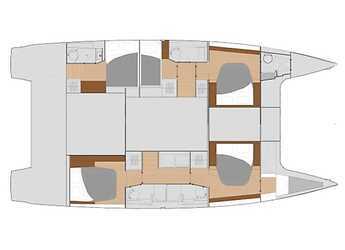Chartern Sie katamaran in Lavrion Marina - Fountaine Pajot 47 SAONA LUX (GEN,AC,WATERMAKER)